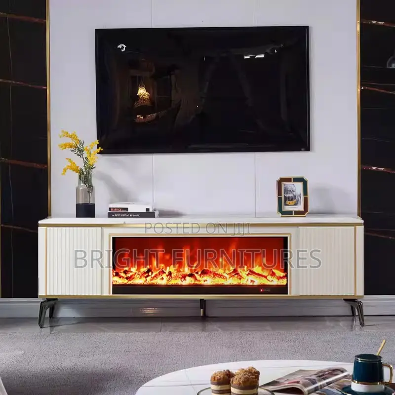 Electronic Flame Bluetooth Speaker Tv Stand
