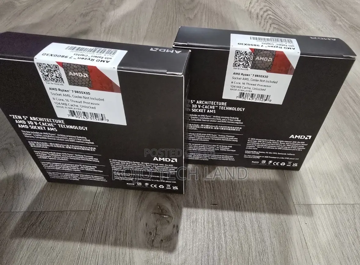 Amd Ryzen 7 9800x3d 8-core, 16-thread Desktop Processor
