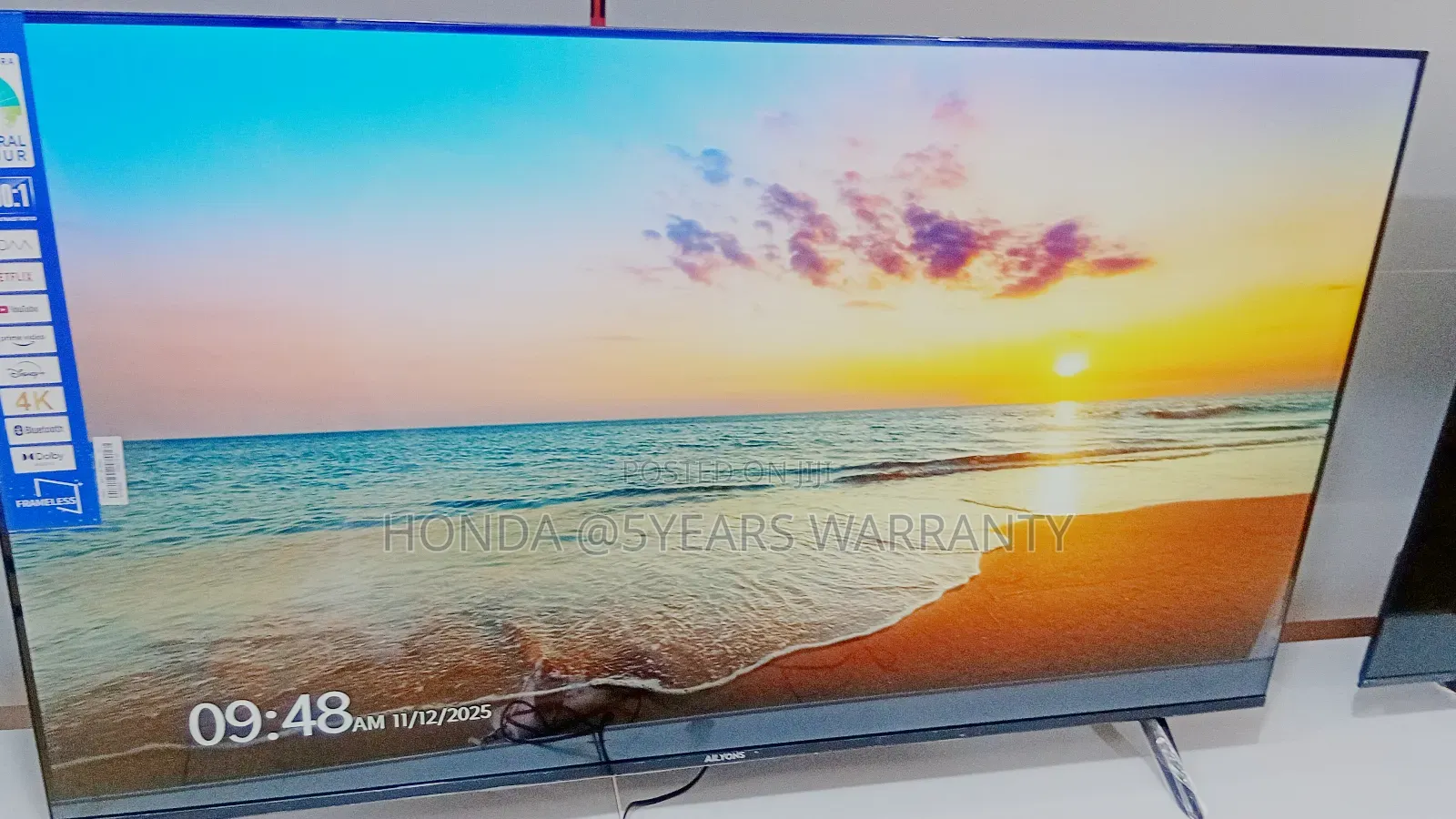 **Ailyons 50" Smart Tv – Crystal Clear Display**