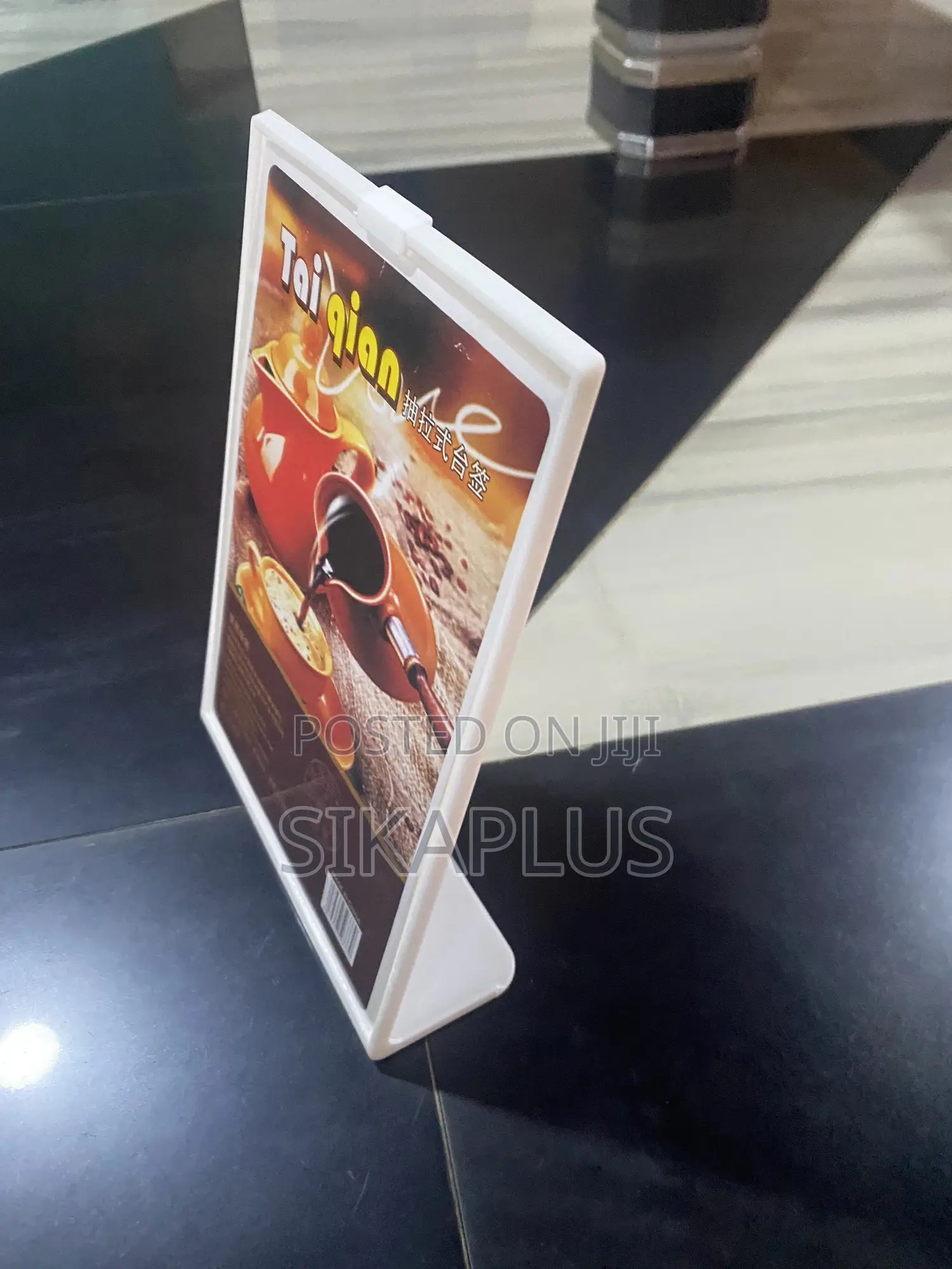 A5 Size L-Shaped Table Talker/Flyer Stand