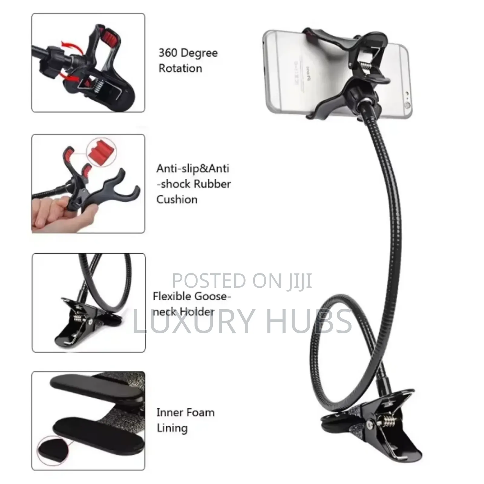 Clip Table/Bed Phone Holder