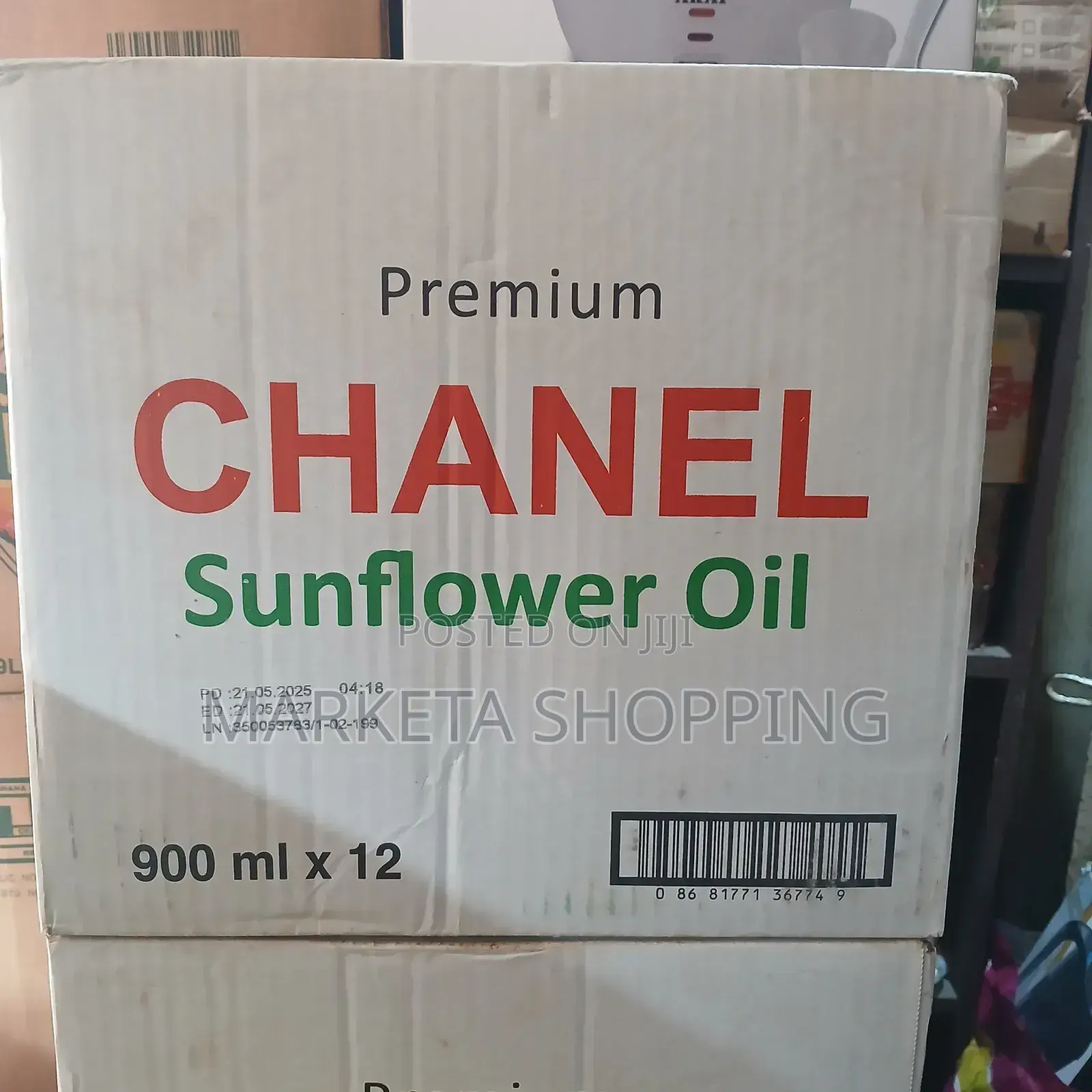 Chanel Sunflower Oil 900mlx12