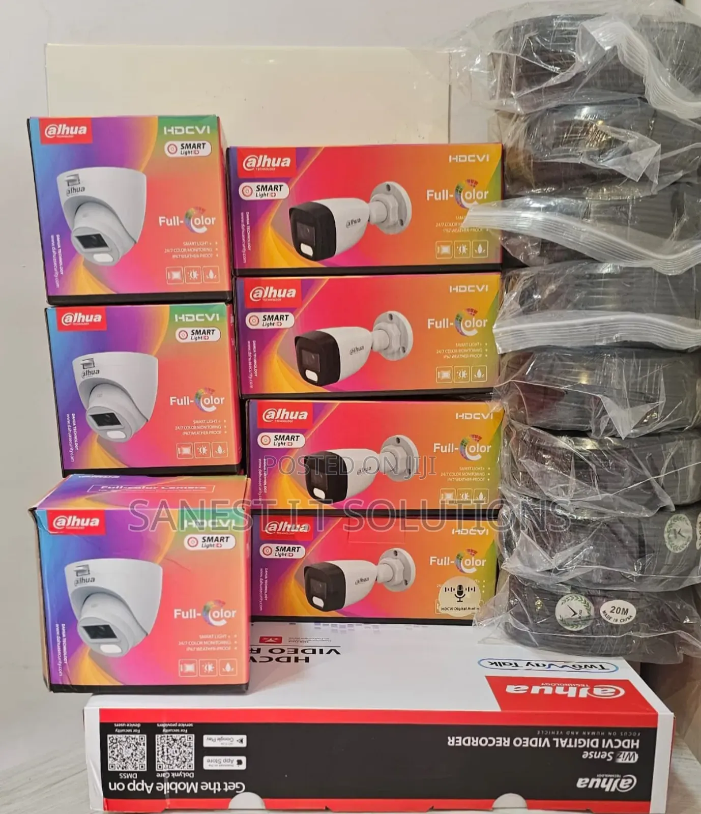 Dahua 8 Channel Kit With Full Color With Audio
