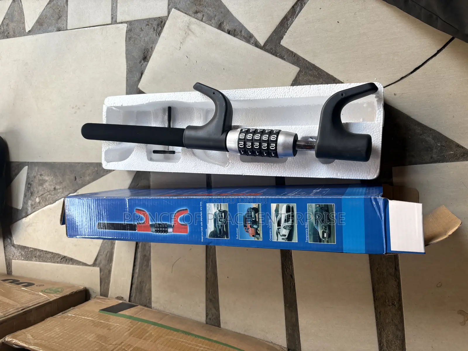 Password Anti Theft Steering Wheel Lock