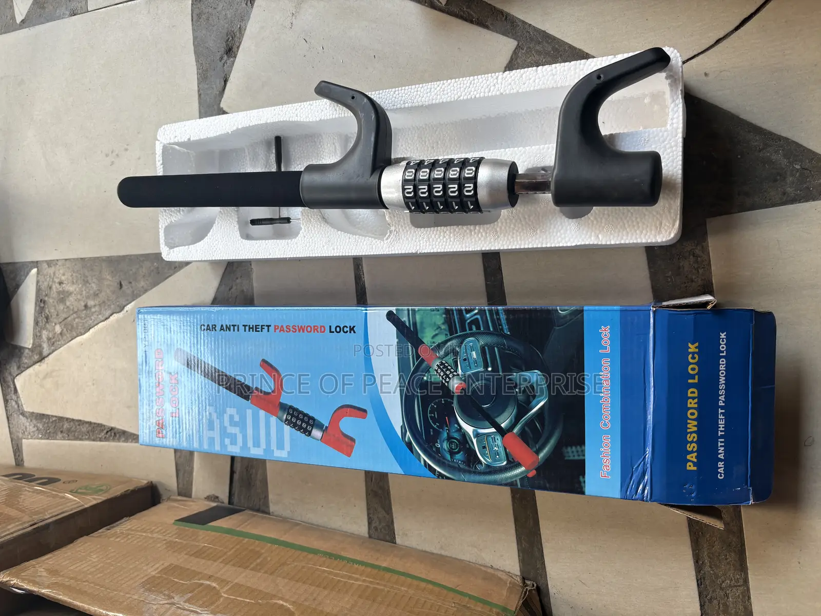Password Anti Theft Steering Wheel Lock