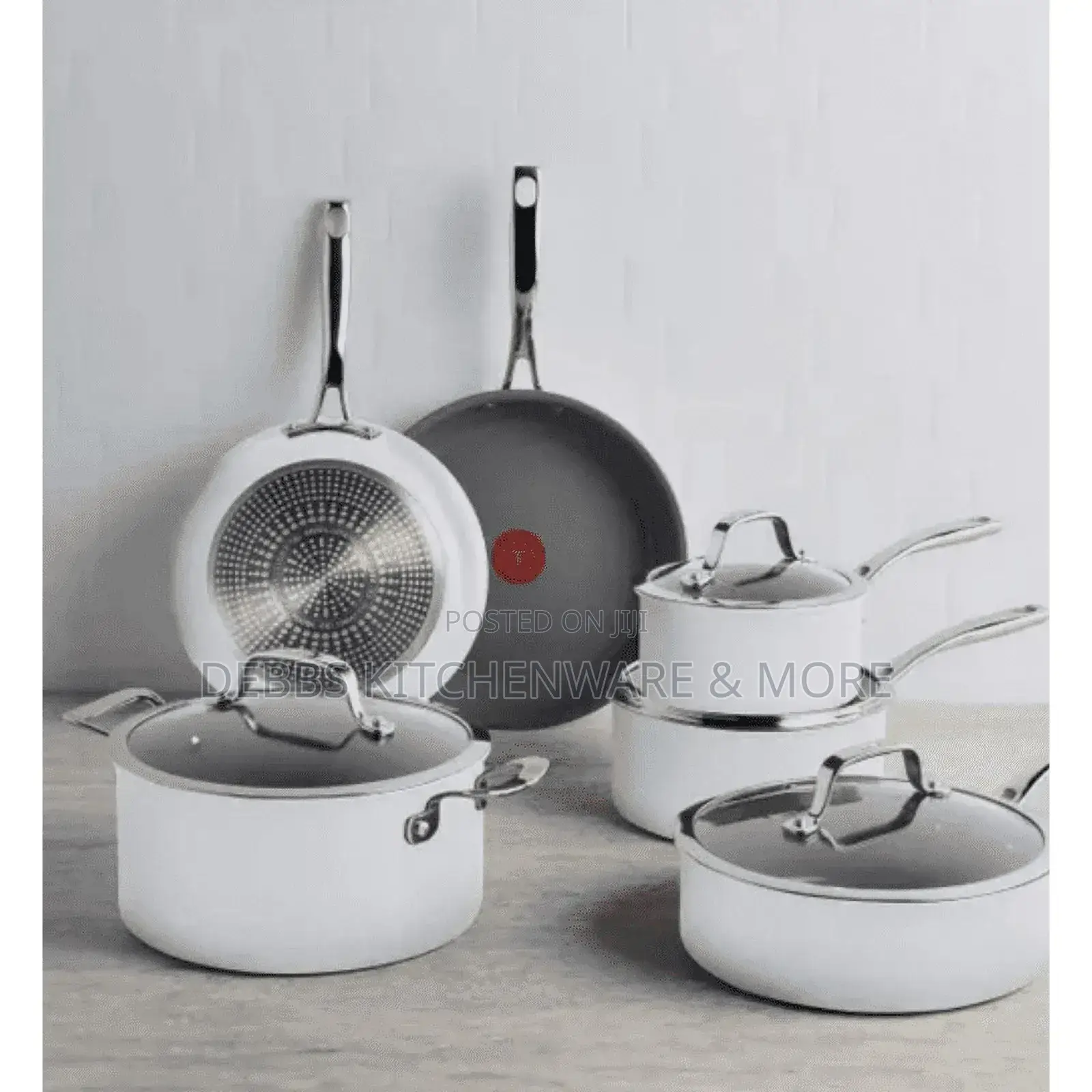 10pcs Tefal Ceramic Nonstick Cookware Usa