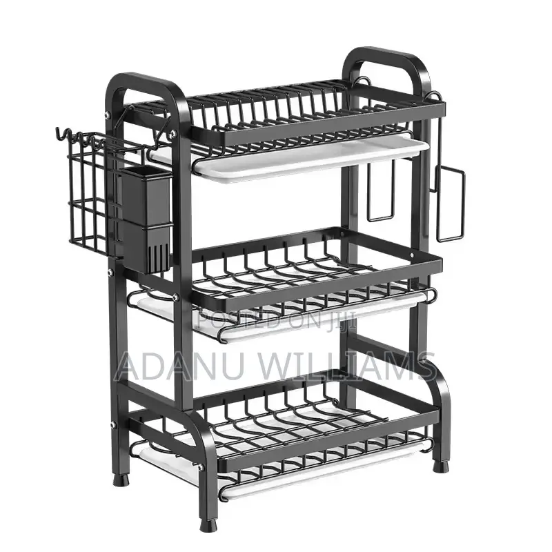 Multi -Tier Kitchen Bowl and Plates Drain Rack