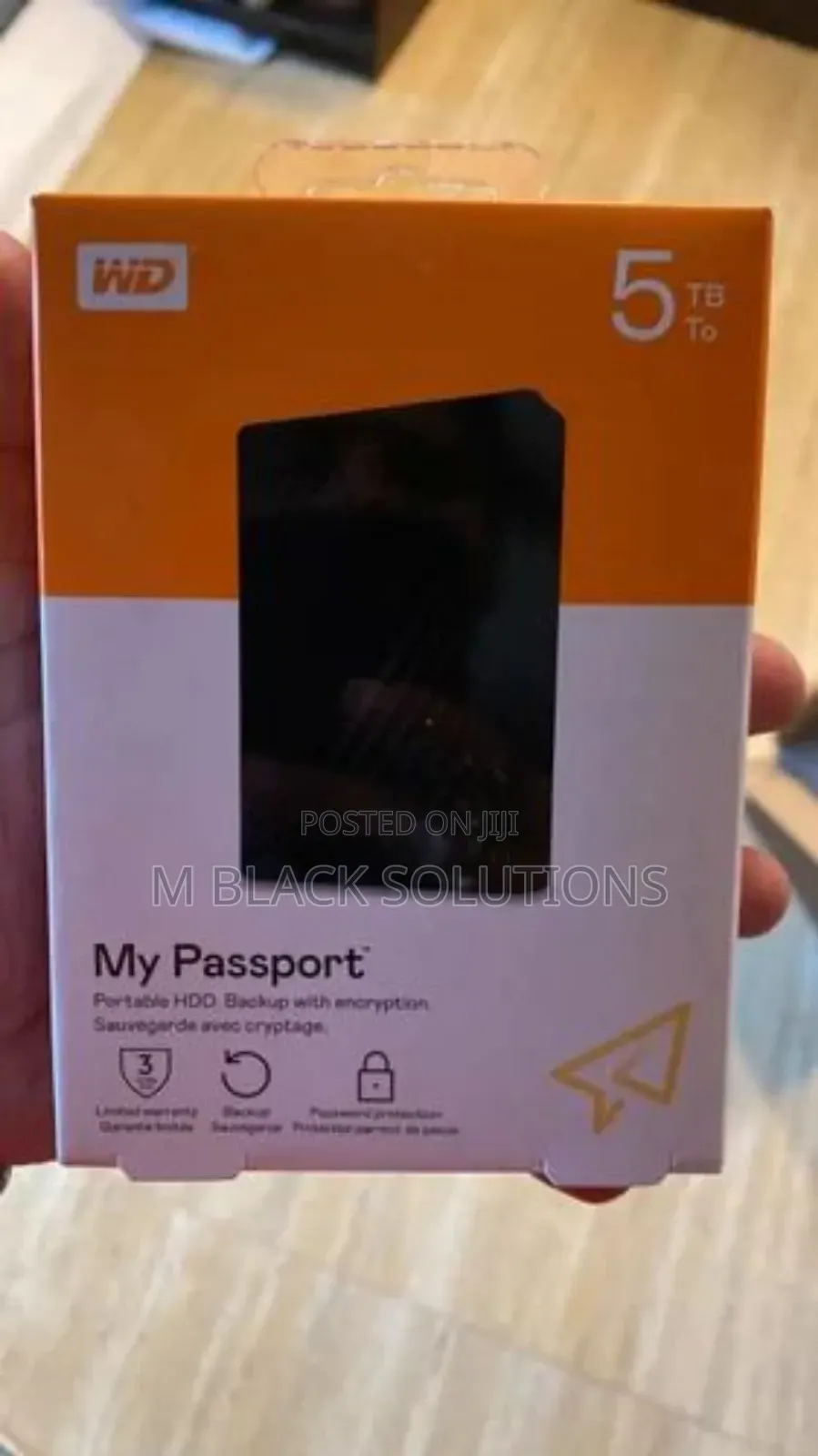 5tb Wd My Passport External HDD