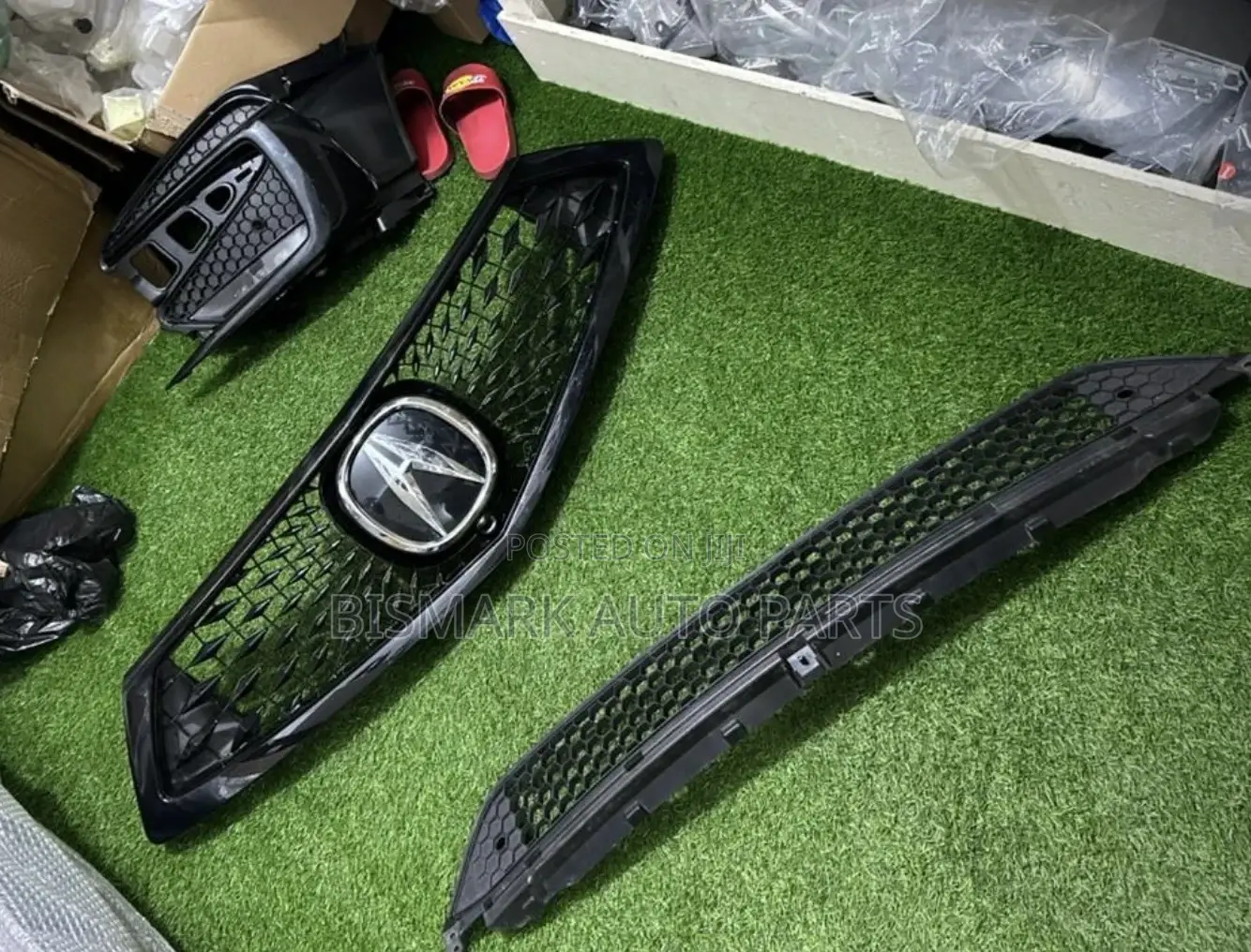 Acura RDX Aspec Front Shells Bumper Grill Foglight Cover and Chrome