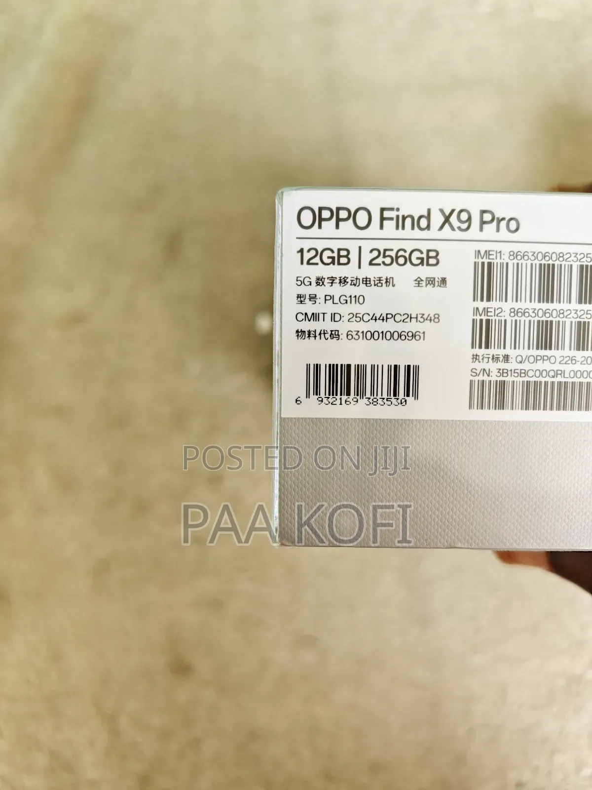 New Oppo Find X9 Pro 256 GB