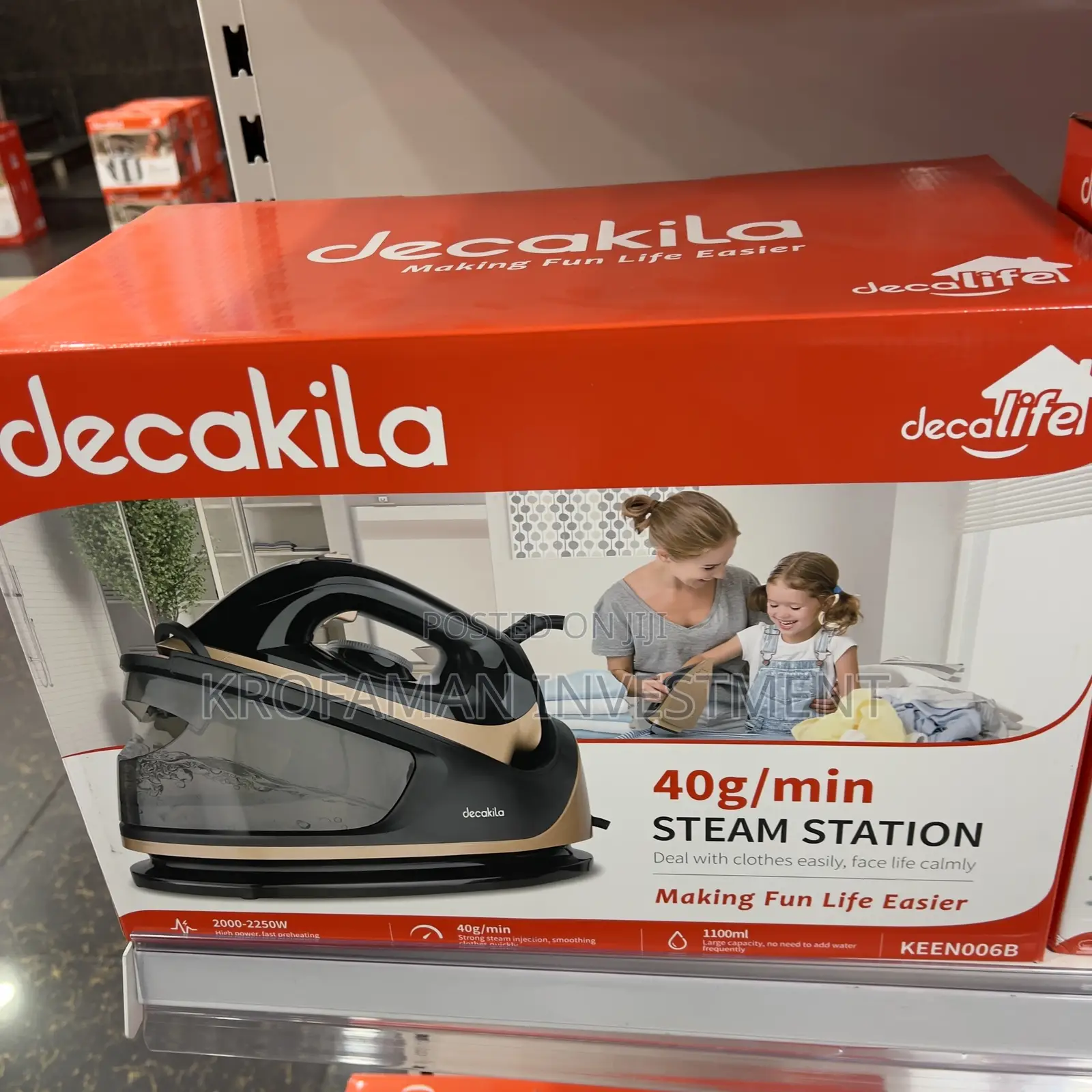 Decakila Steam Station 2250w