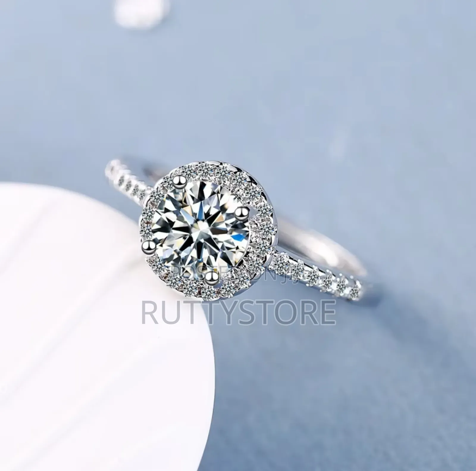 Original 925 Sterling Vintage Adjustable Engagement Ring