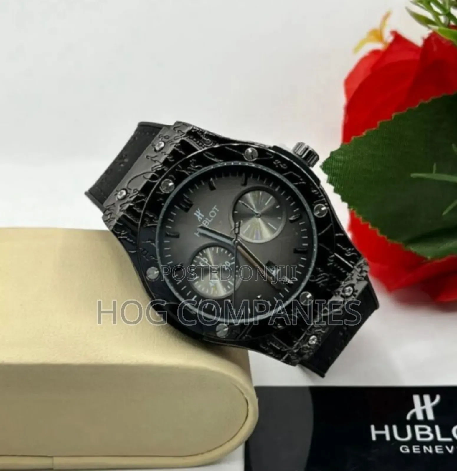 Hublot Script Bezel Full Black Watch