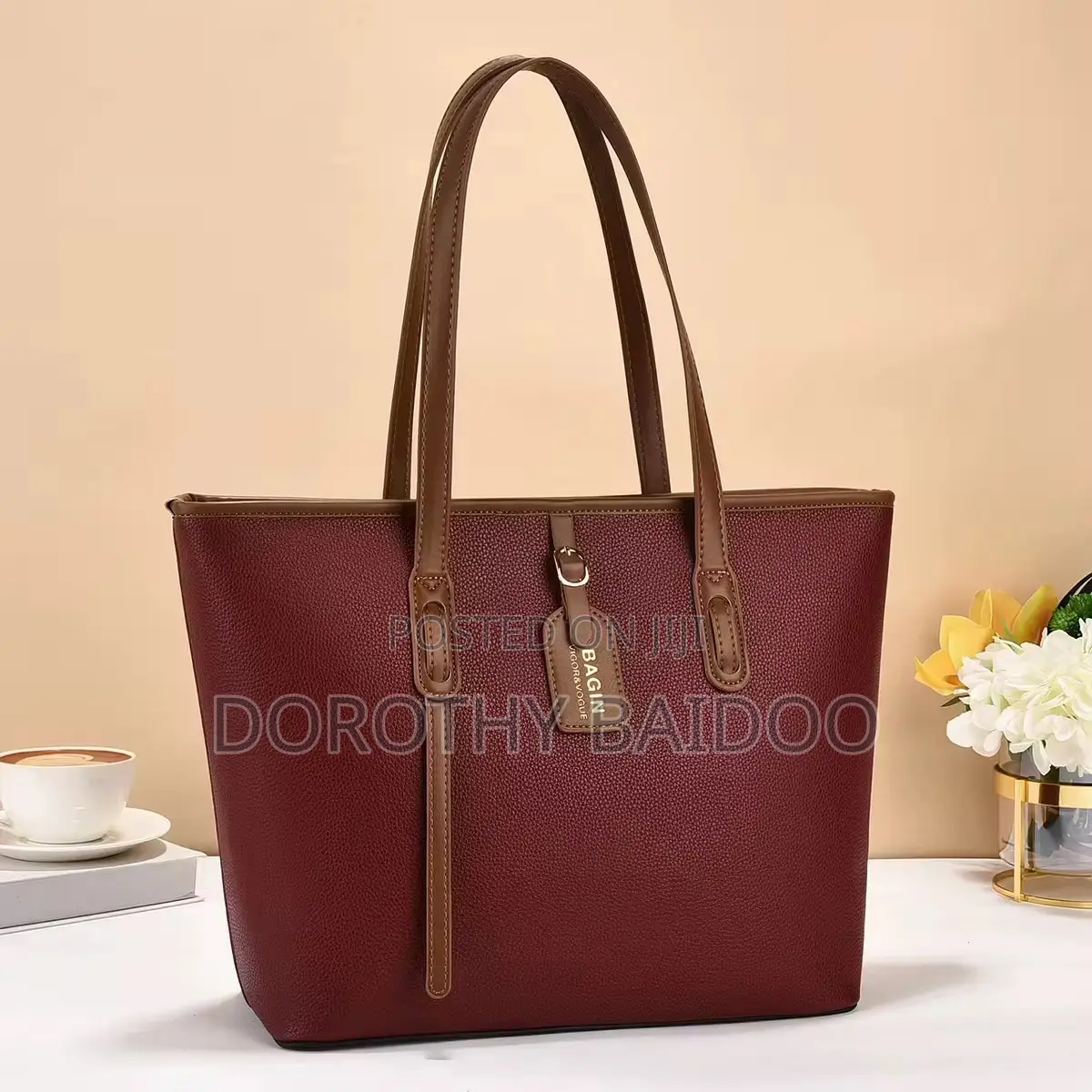 High Quality Black Shoulder Bag for Ladies