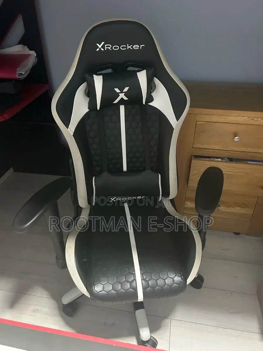X Rocker Apex Pc Gaming Chair - White and Black