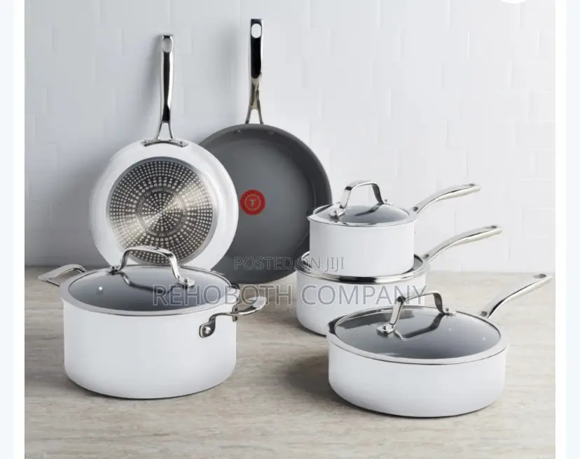 Tefal Excellence Ceramic Non-Stick Cookware Set, 10-Piece