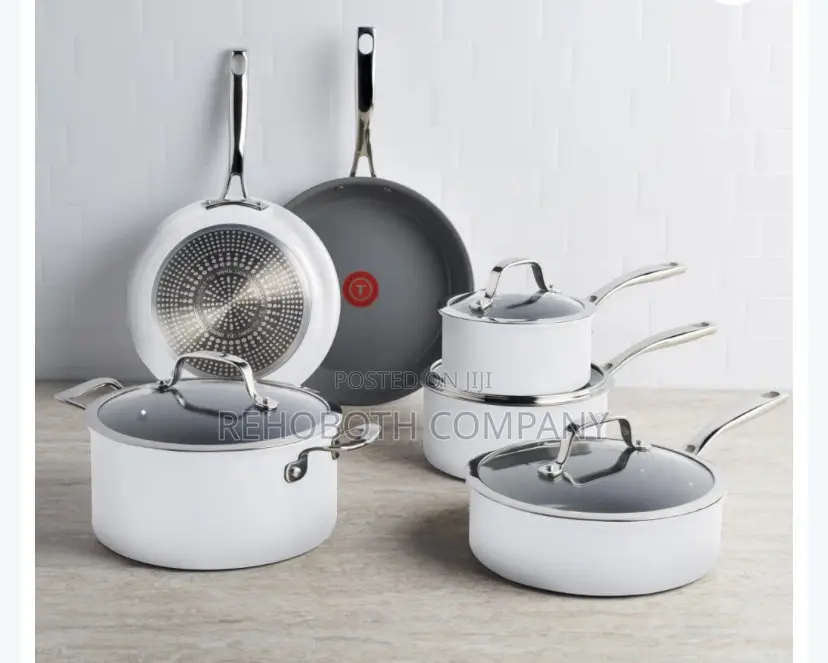 Tefal Excellence Ceramic Non-Stick Cookware Set, 10-Piece