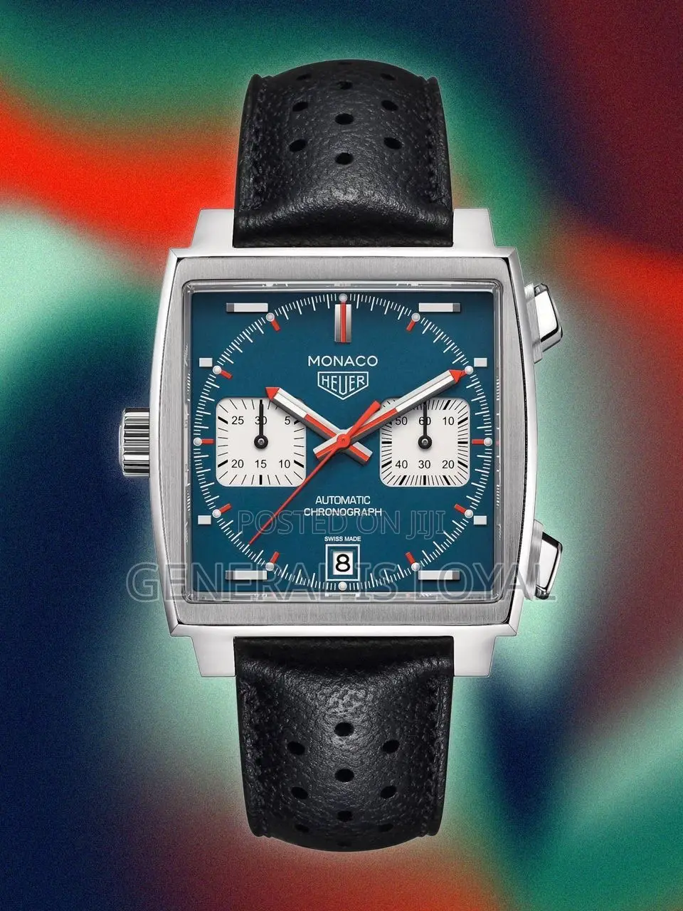 Heuer Monaco Calibre 11 Automatic Chronograph Leather Men’S Watch