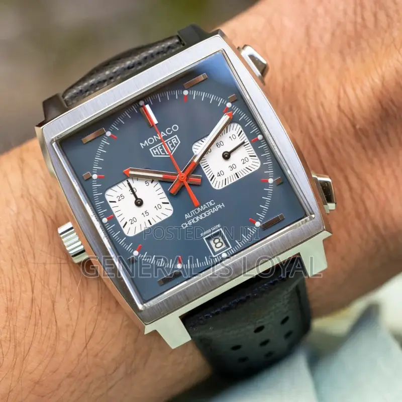 Heuer Monaco Calibre 11 Automatic Chronograph Leather Men’S Watch