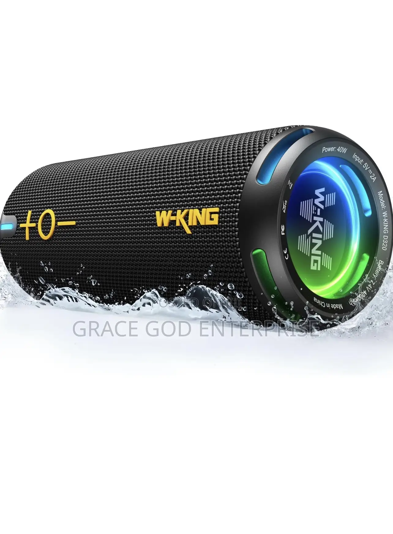 Original W-king Adventure D320 40w Bluetooth Speaker