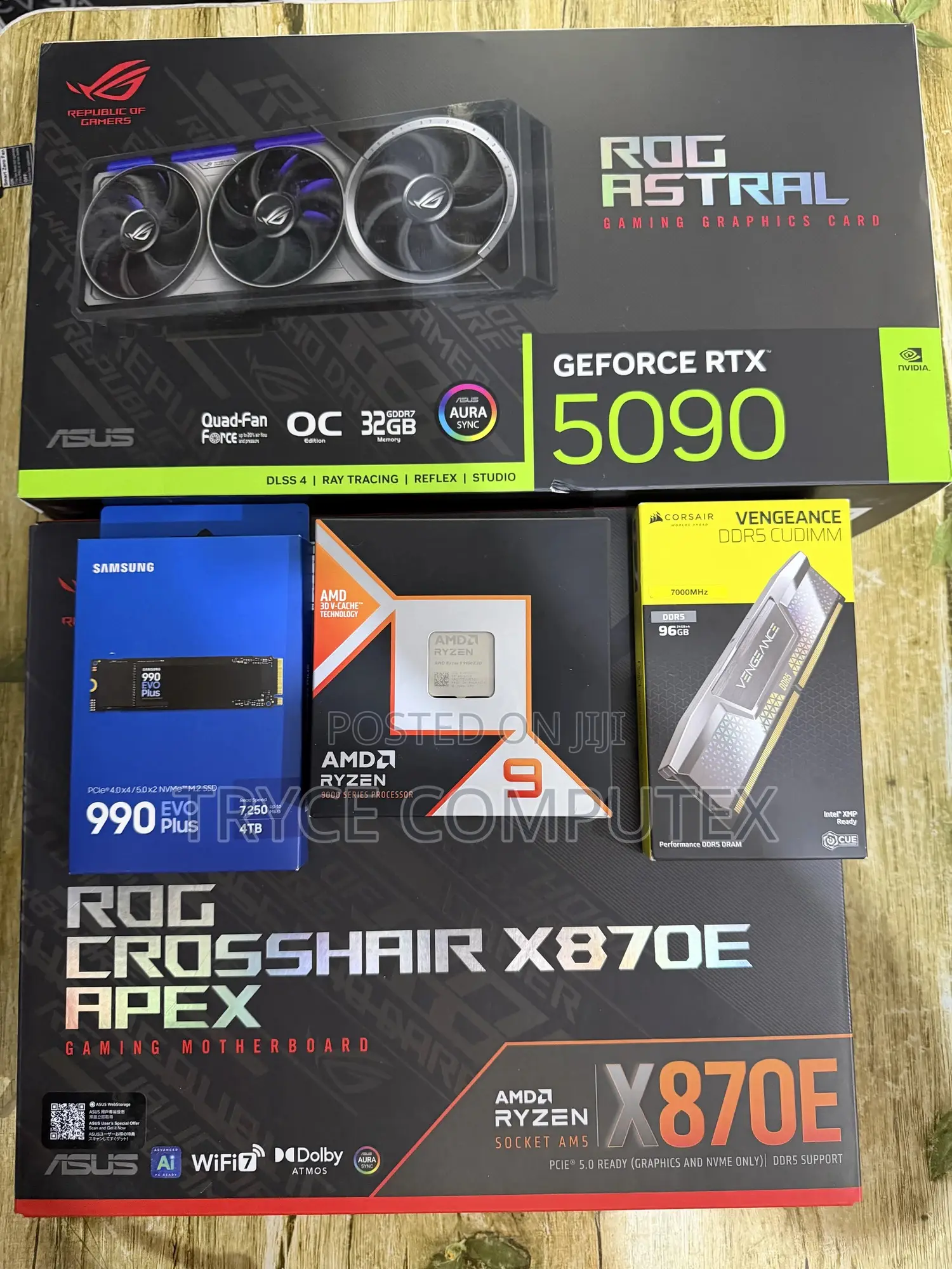Amd Ryzen 9 9950x3d ,Rtx 5090 32gb Combo Deals