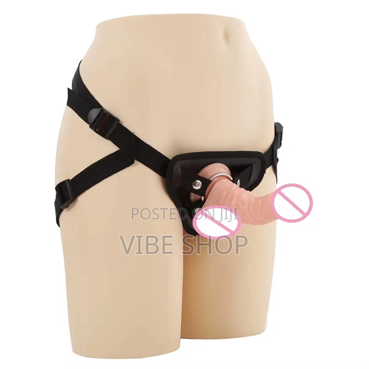 Premium Adjustable Strap-on Harness With Realistic Dildo (6", 7", 9")