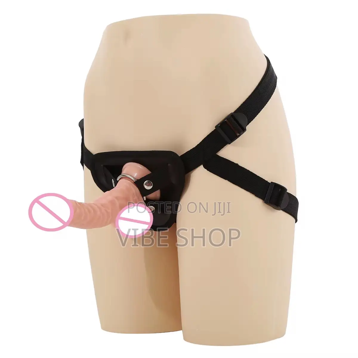 Premium Adjustable Strap-on Harness With Realistic Dildo (6", 7", 9")
