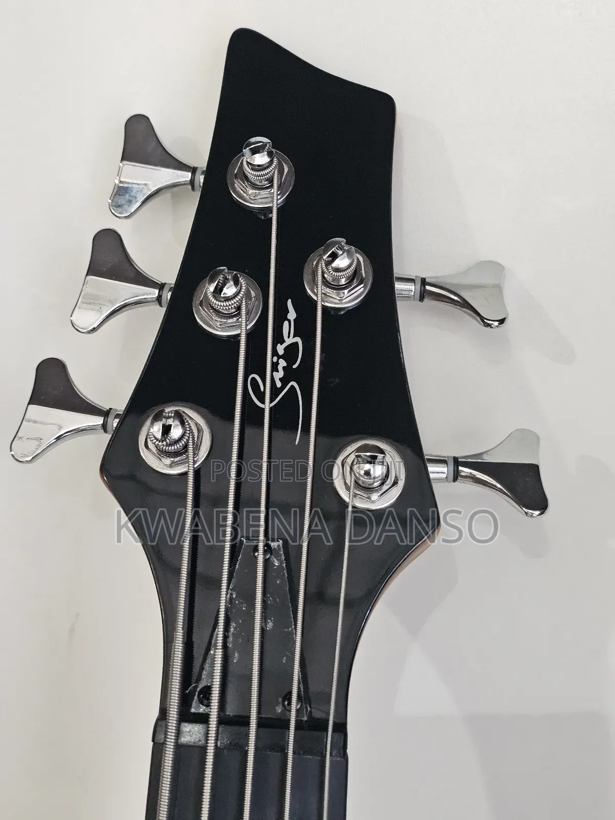 Smiger G-B3-5-Bk 5 Strings Passive Bass Guitar