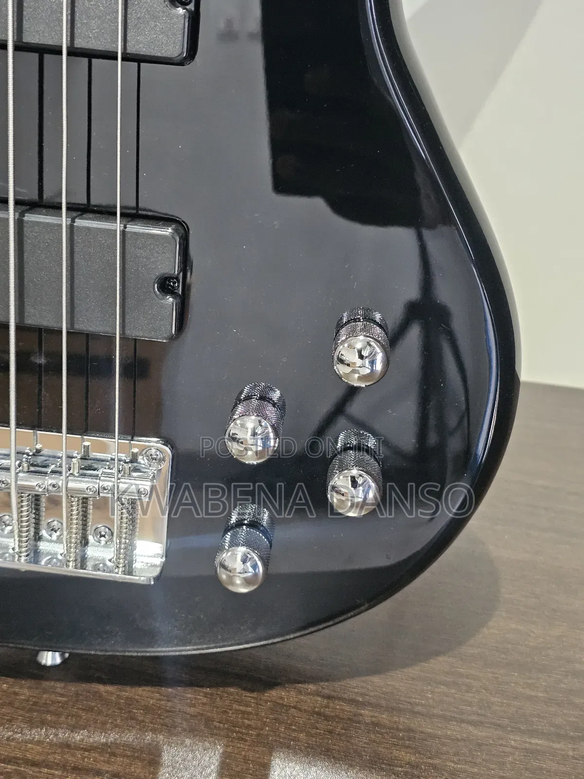 Smiger G-B3-5-Bk 5 Strings Passive Bass Guitar