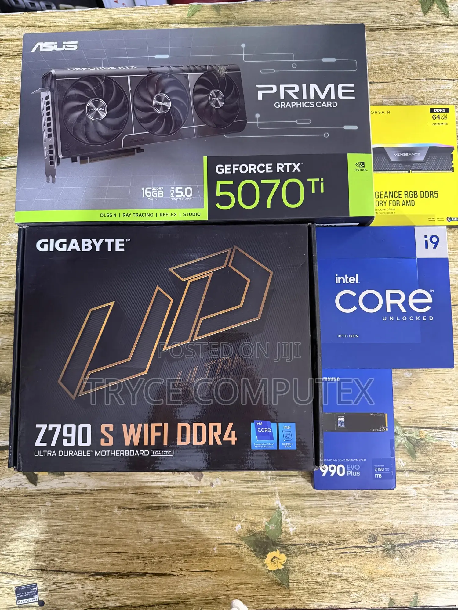 Intel Core I9 Cpu, RTX 5070 Ti 16gb ,64gb Ddr4 , 2tb Nvme