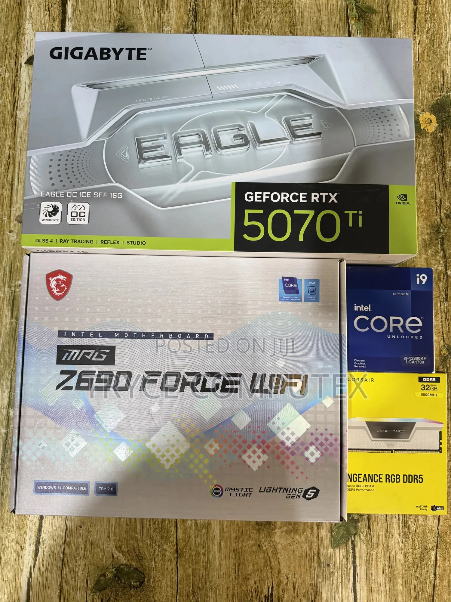 Intel Core I9 Cpu ,Rtx 5070 Ti 16,32gb Ddr5 Ram Combo