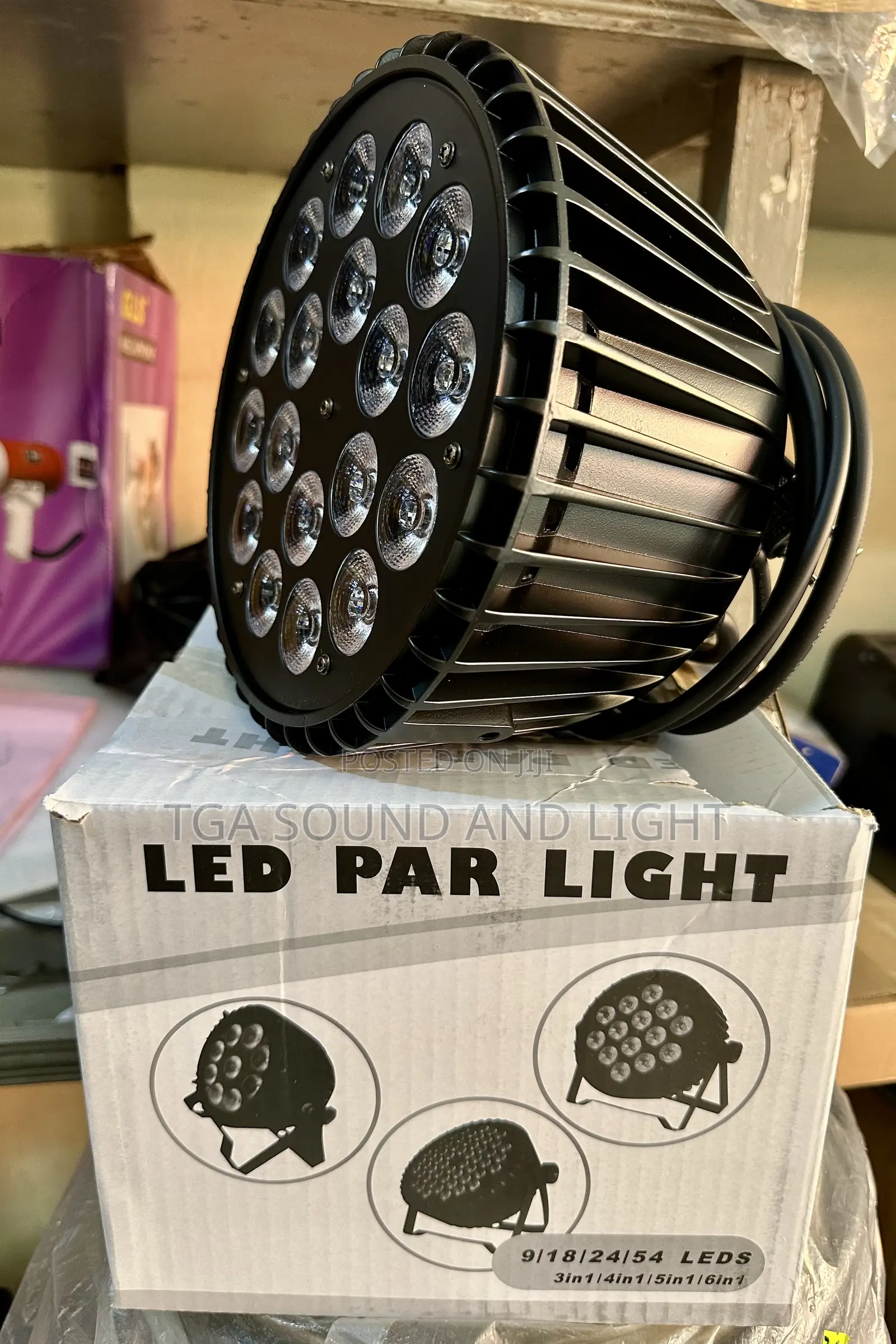 Flat 18 Lamp Led Par Stage Light