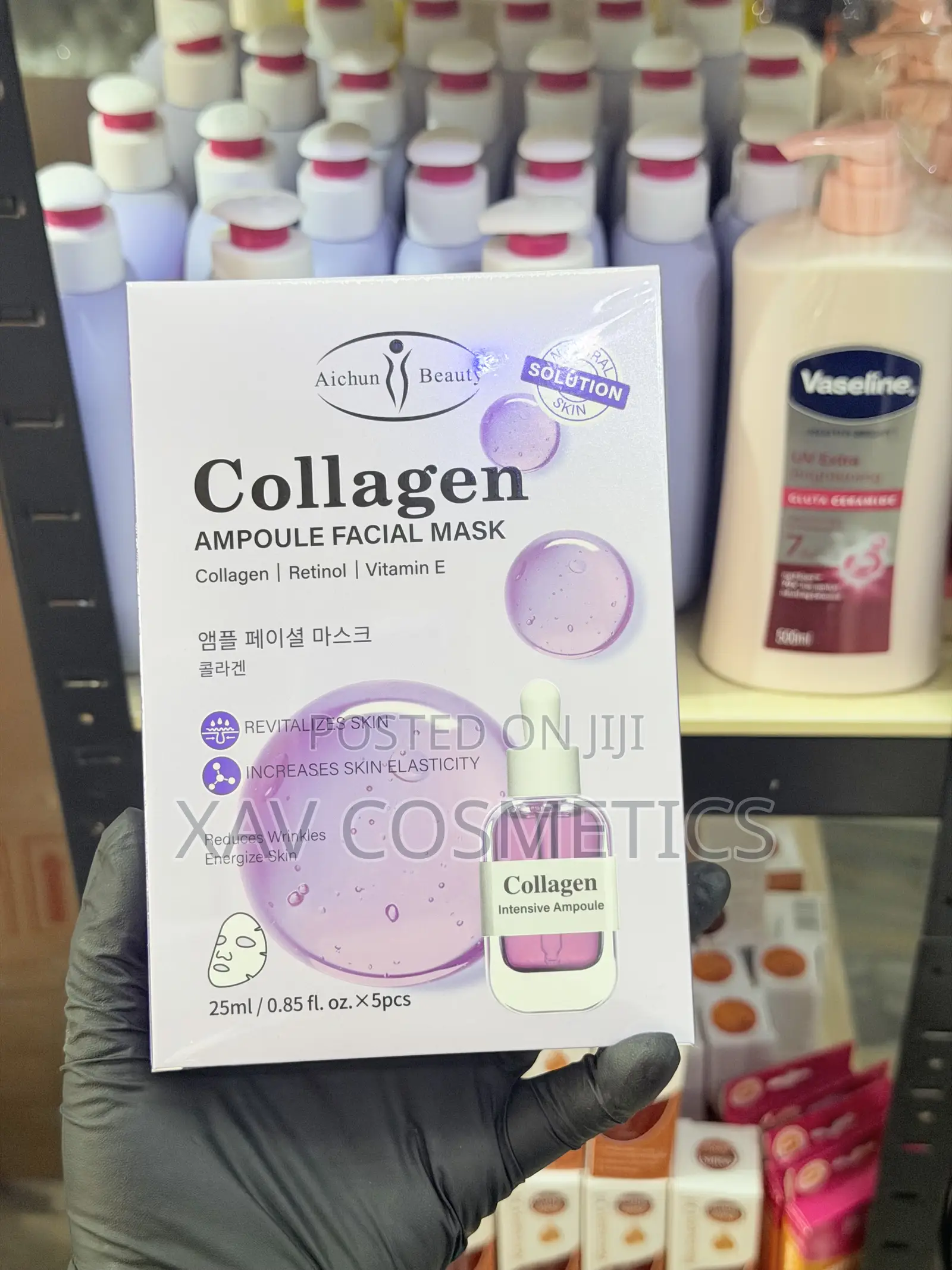 Facial Sheet Mask Collagen Ampoules (5pcs)