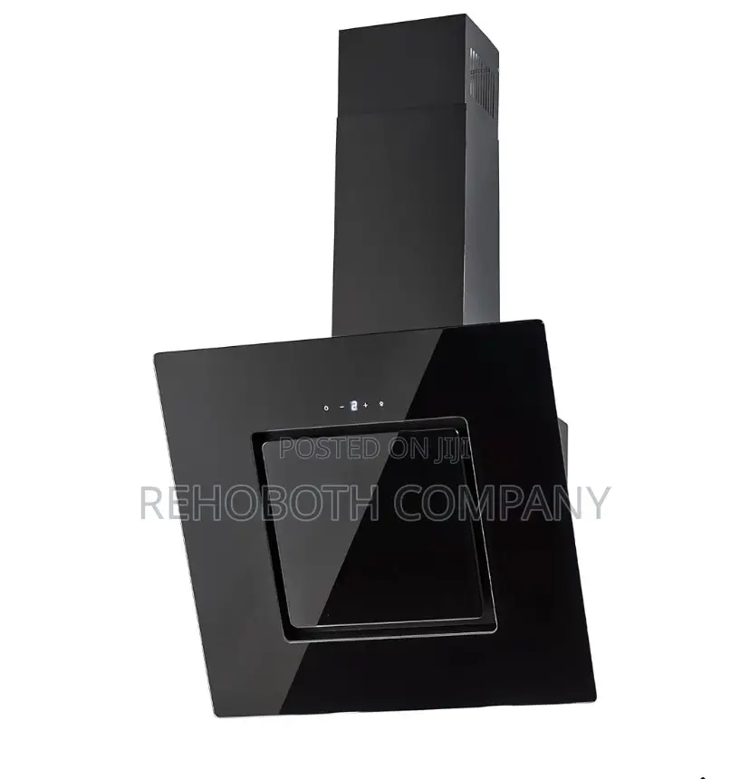 PKM S26-50bbty Wall Hood | Headless | Black Glass | 50 Cm Wide