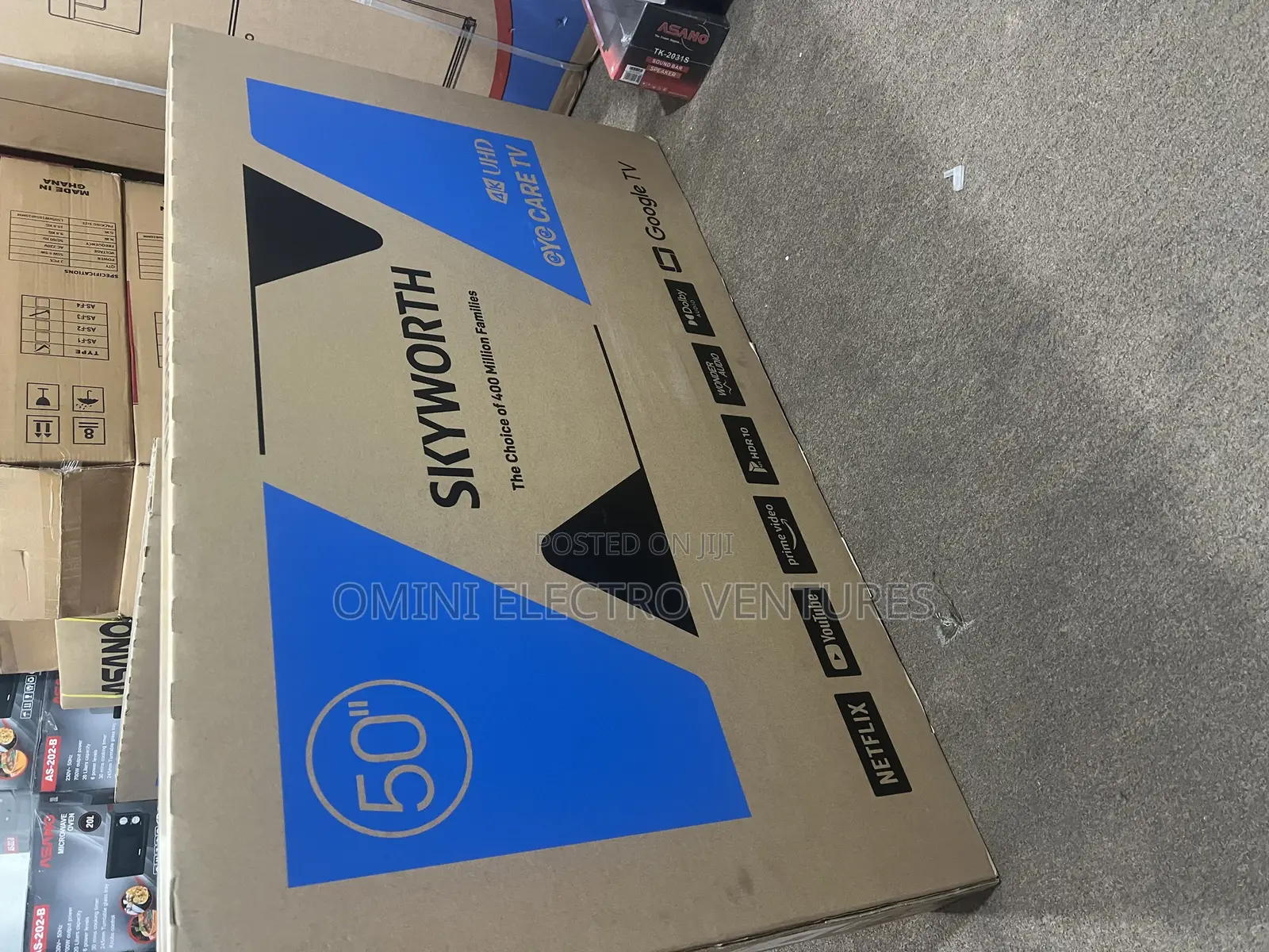 Brand New Skyworth 50” Smart Tv