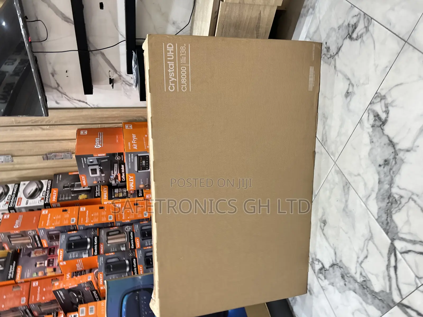 Shop Du71 Crystal Uhd 55 Inch Samsung Smart Led 2024 Model Tv Black