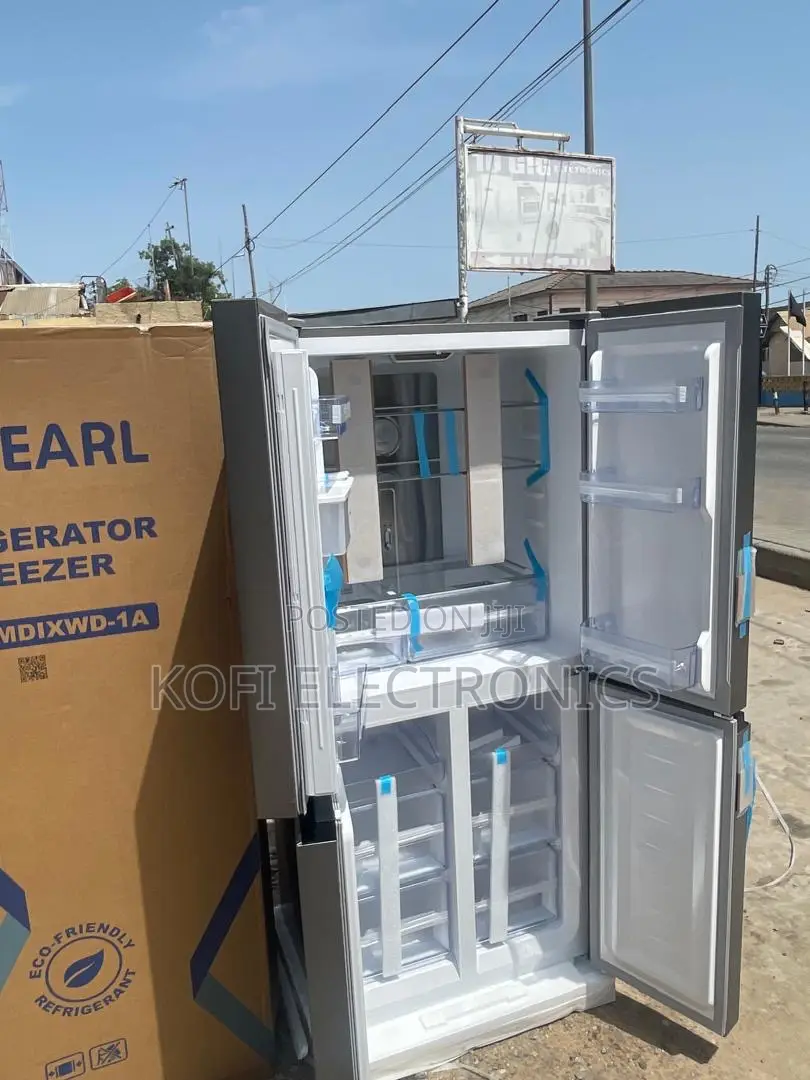 Pearl 421l Family-Size Side-by-Side Fridge