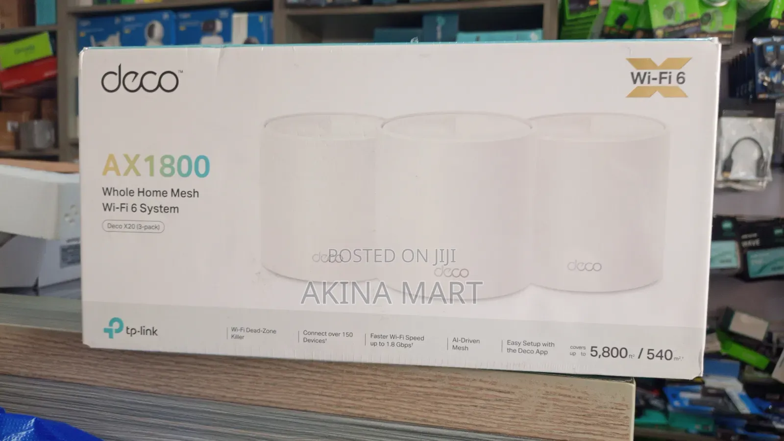 Deco X20 Ax1800 Whole Home Mesh Wi-Fi 6 System (3pack)