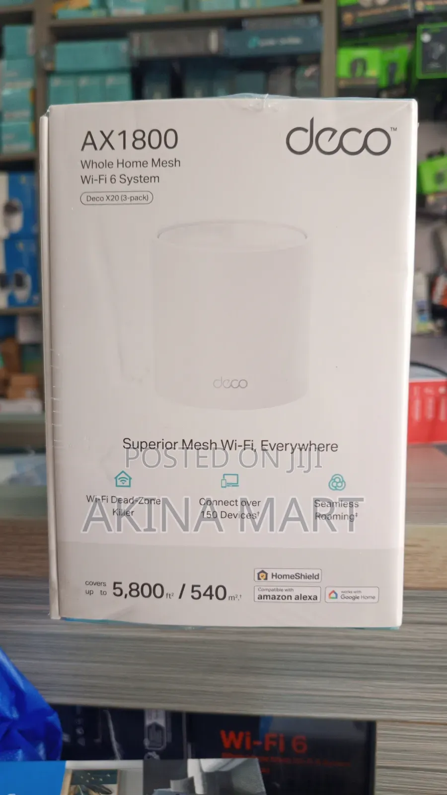 Deco X20 Ax1800 Whole Home Mesh Wi-Fi 6 System (3pack)