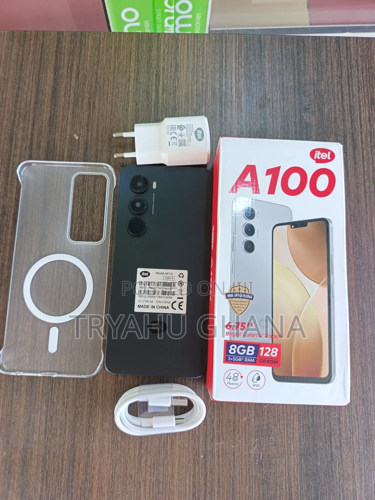 New Itel A100 128 GB Black
