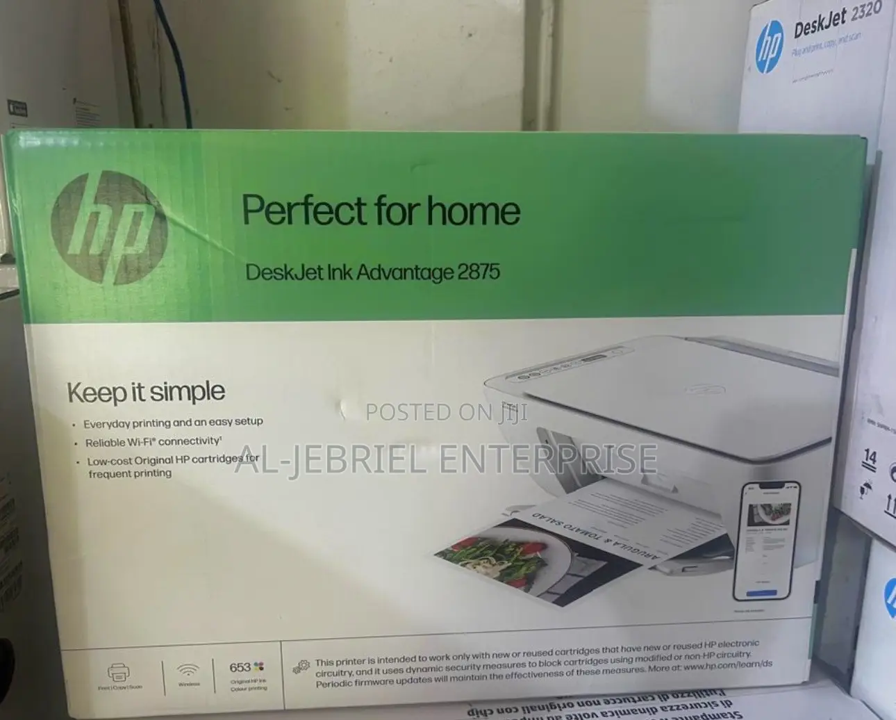 Hp Wireless Printer (2875)