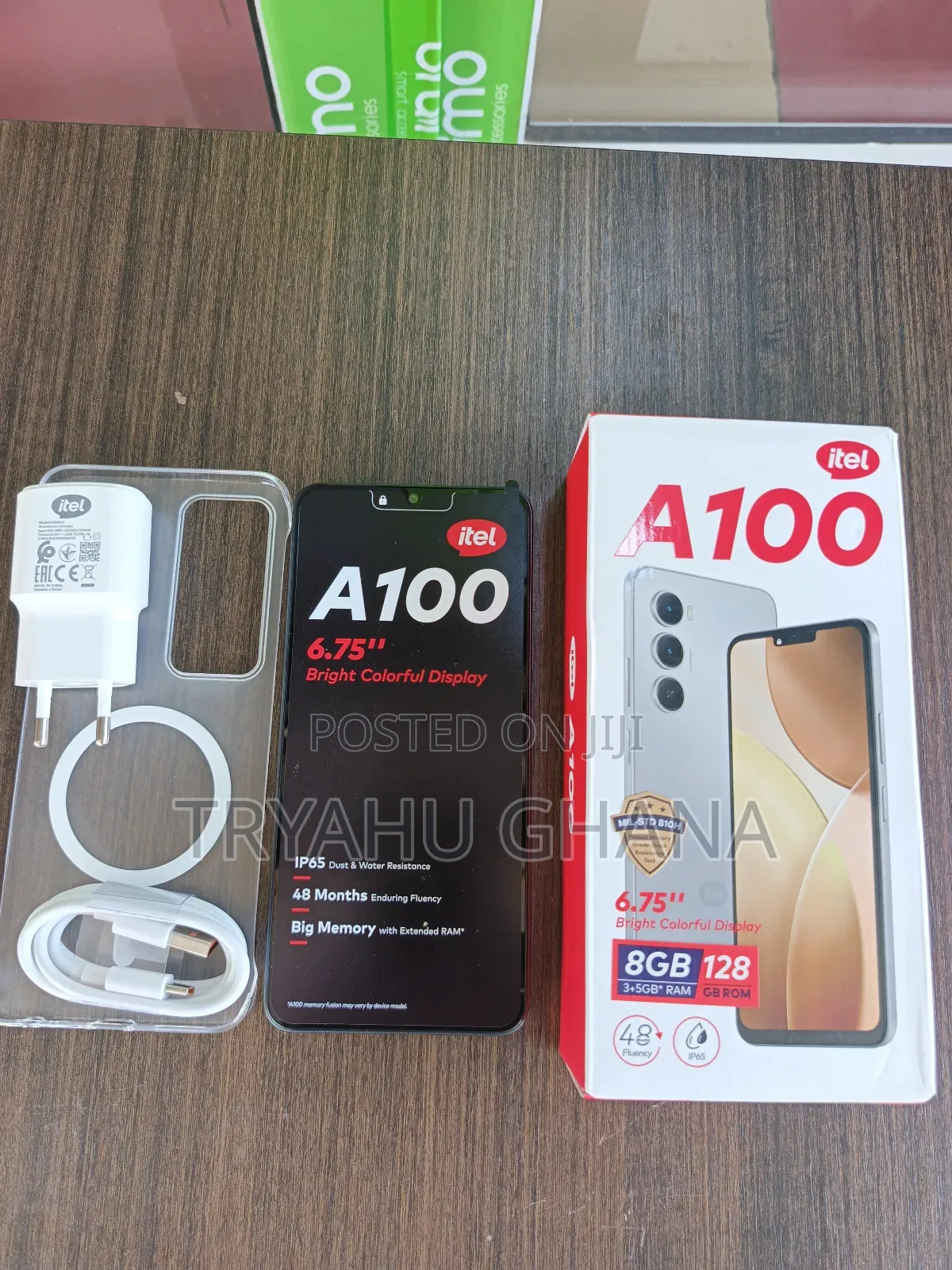 New Itel A100 128 GB Black