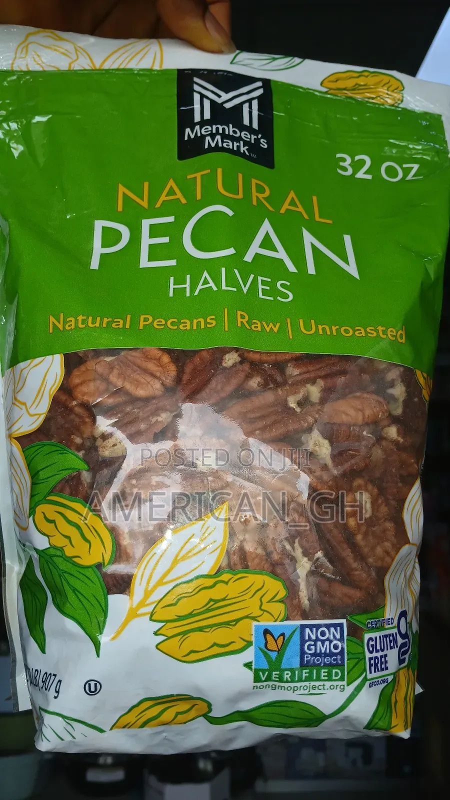 Natural Pecan Halves Nut, 907g