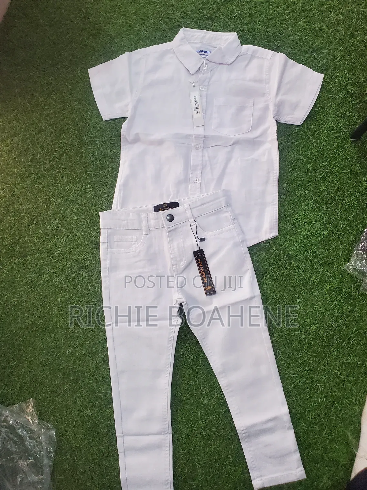 Boys All White 5 to 6 Years