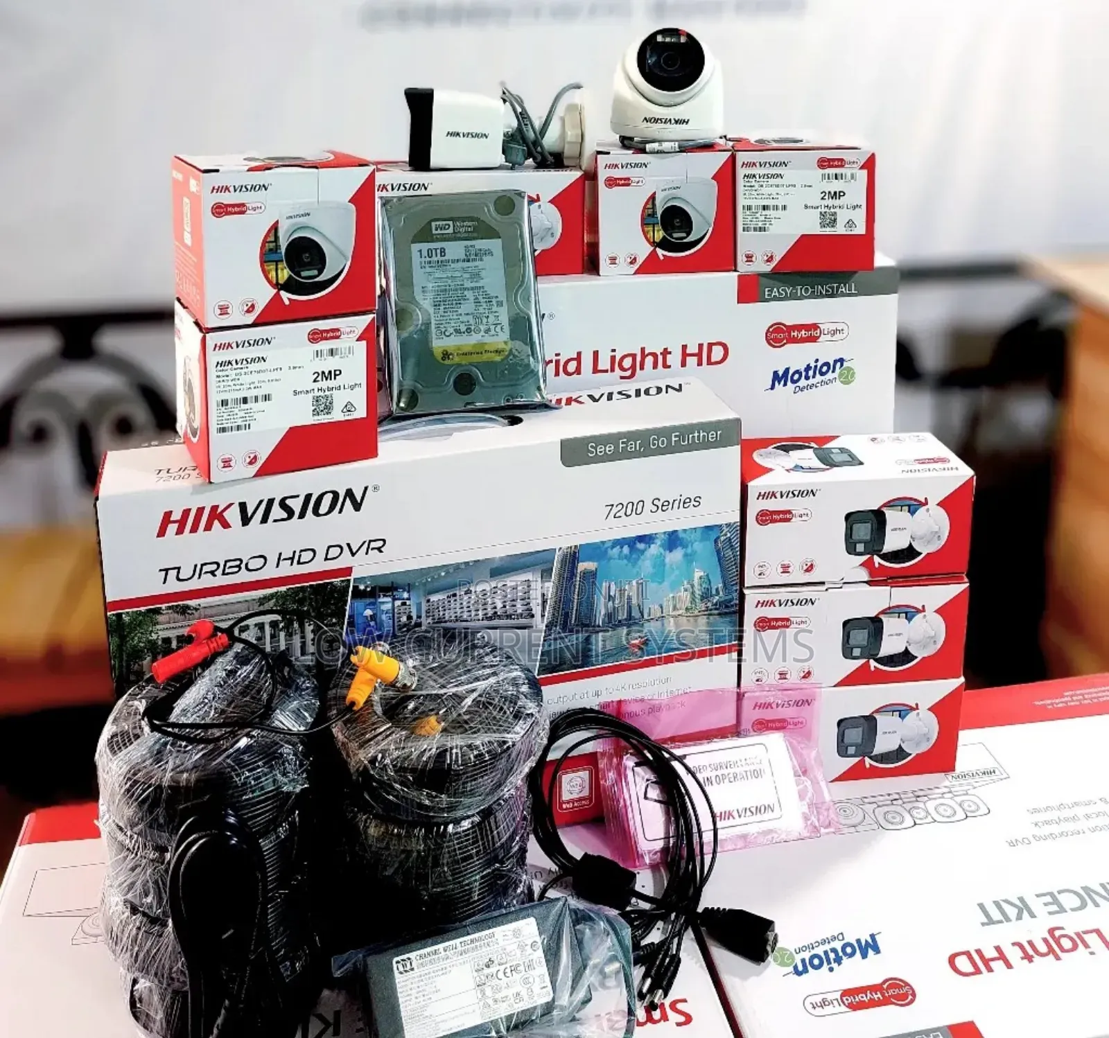 Hikvision 2mp Surveillance Kits 8 Cameras Complete Kit With Audio
