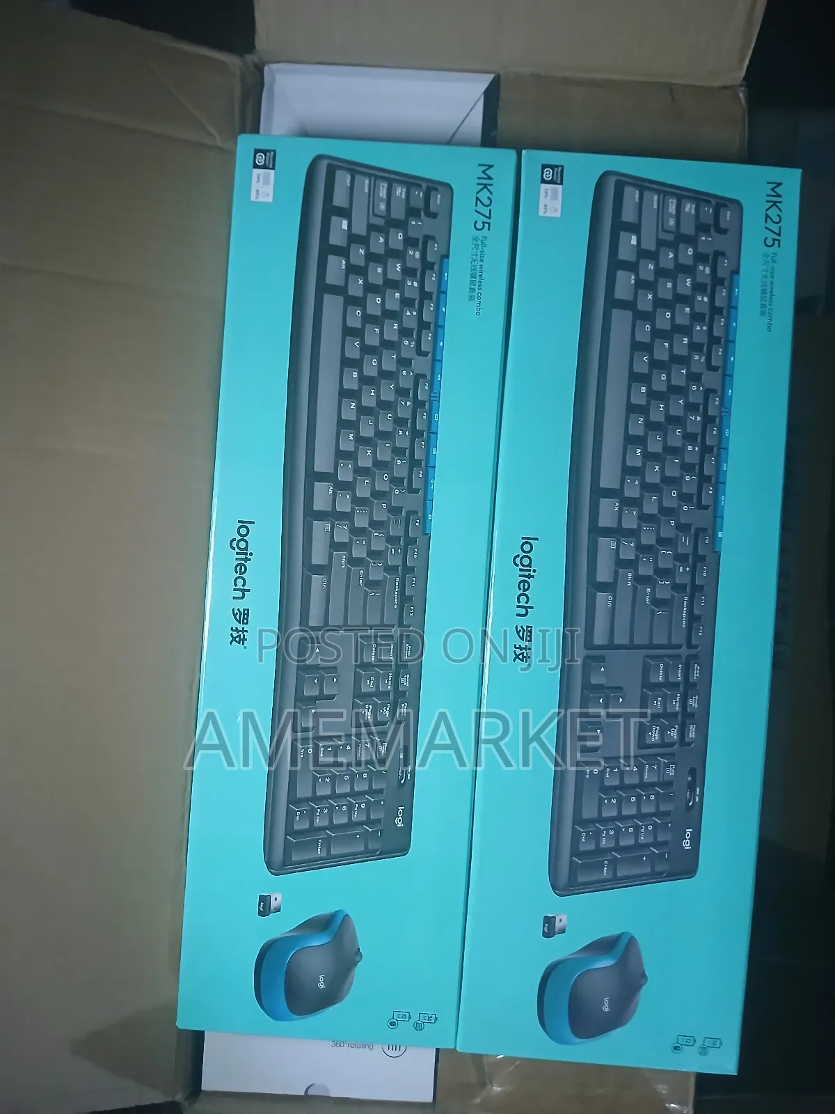 Logitech Mk275 Usb Wireless Keyboard and Mouse Set