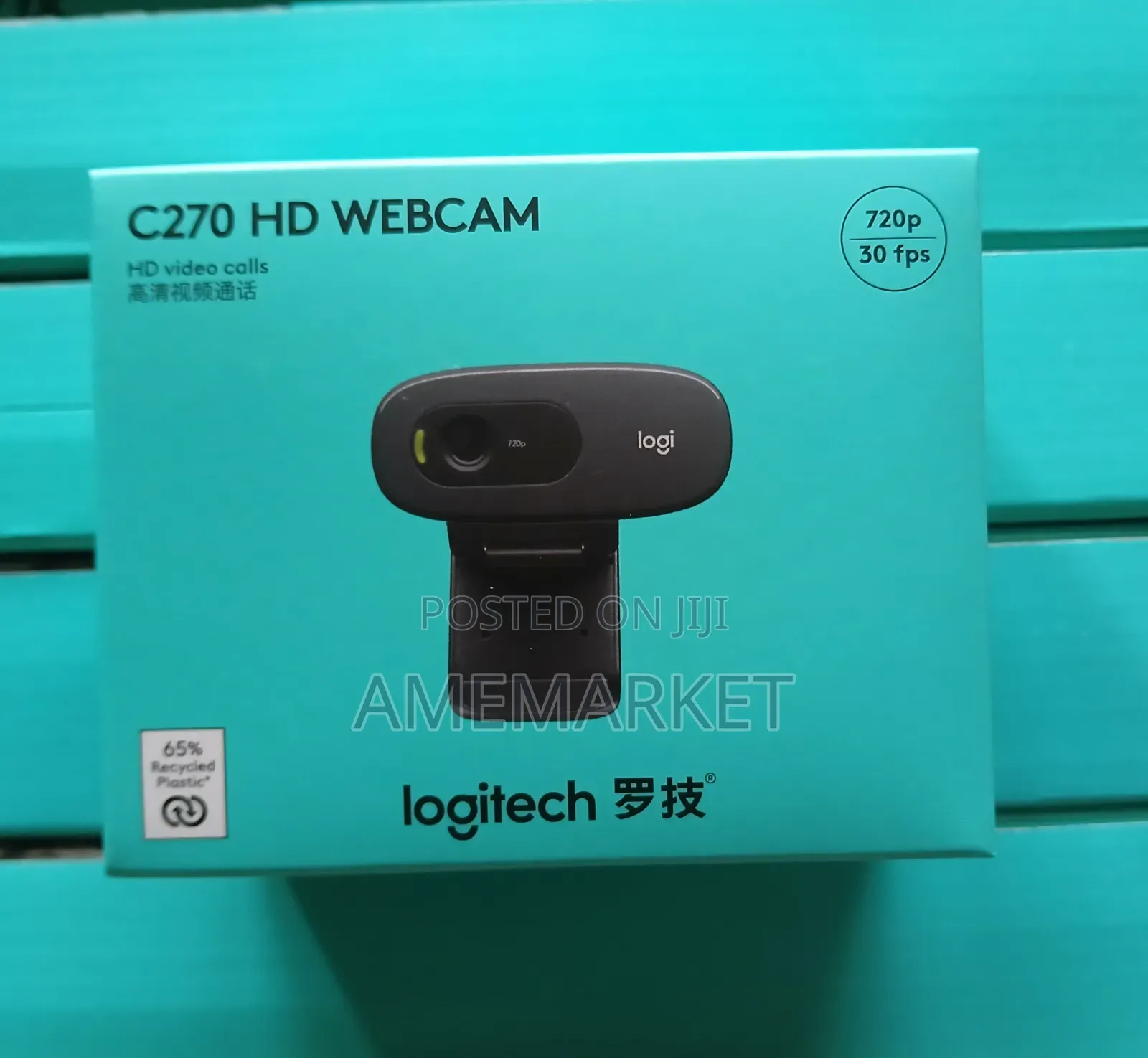 Logitech C270 Hd Webcam, 720p, Widescreen Hd Video Calling.