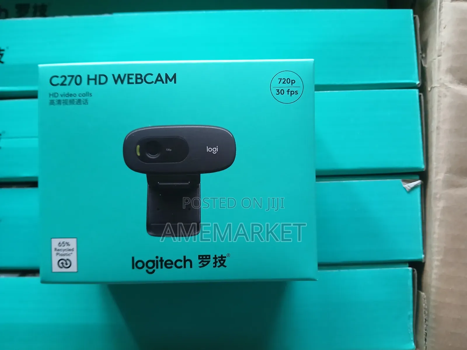 Logitech C270 Hd Webcam, 720p, Widescreen Hd Video Calling.