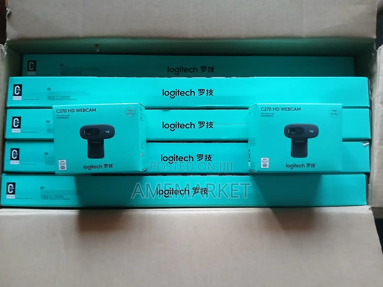 Logitech C270 Hd Webcam, 720p, Widescreen Hd Video Calling.