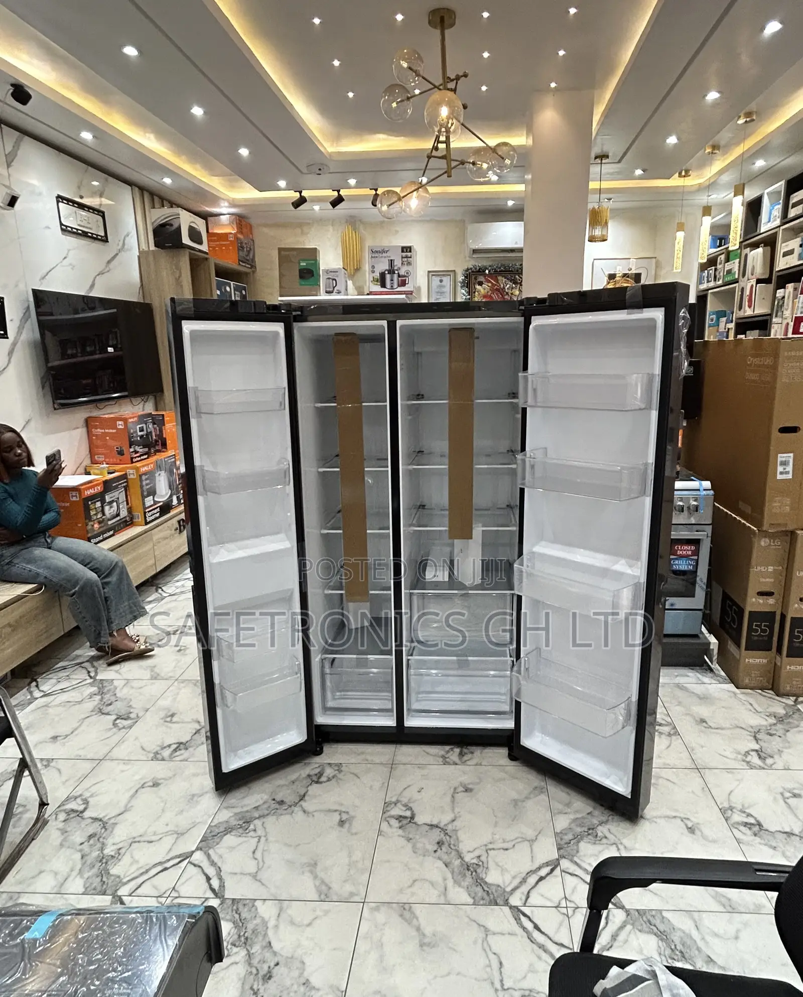 Super Original 674 Liters Smart Side by Side Gc-B257kqjw Fridge